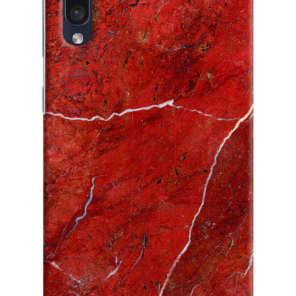 Red Marble Design Samsung A50/A50s/A30s Hard Case Back Cover by Casekaro