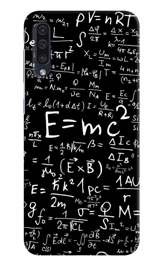Physics Formula Samsung A50/A50s/A30s Hard Case Back Cover by Casekaro