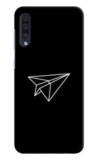 Paper Plane White Samsung A50/A50s/A30s Hard Case Back Cover by Casekaro