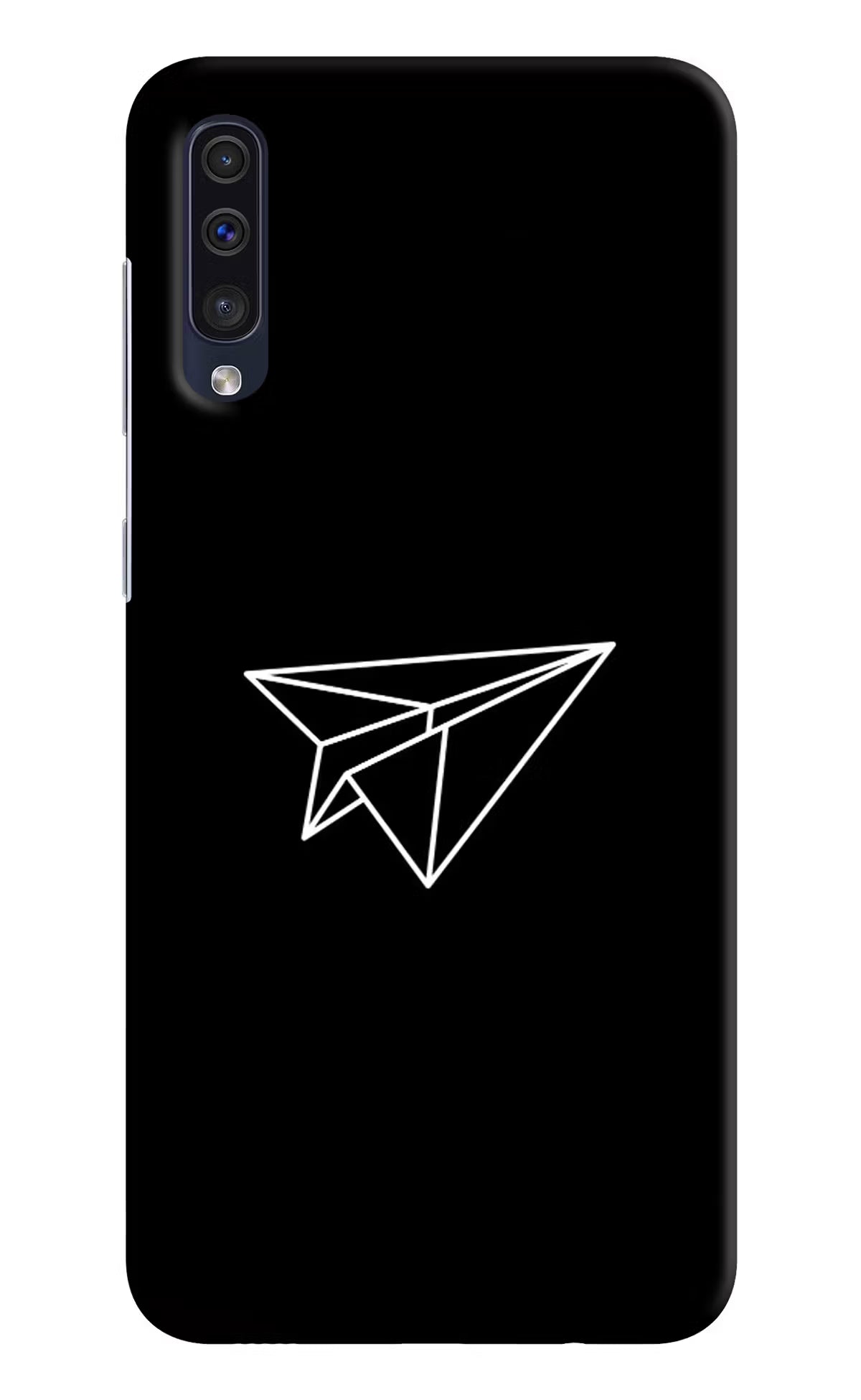 Paper Plane White Samsung A50/A50s/A30s Hard Case Back Cover by Casekaro