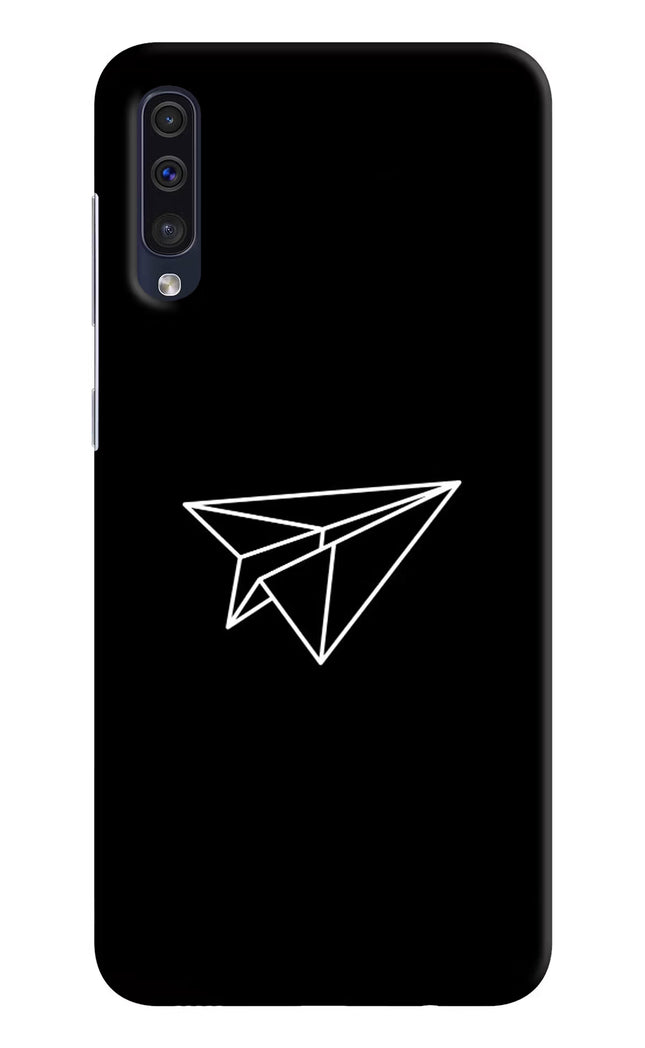 Paper Plane White Samsung A50/A50s/A30s Hard Case Back Cover by Casekaro