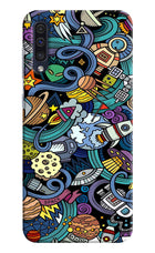 Space Abstract Samsung A50/A50s/A30s Hard Case Back Cover by Casekaro
