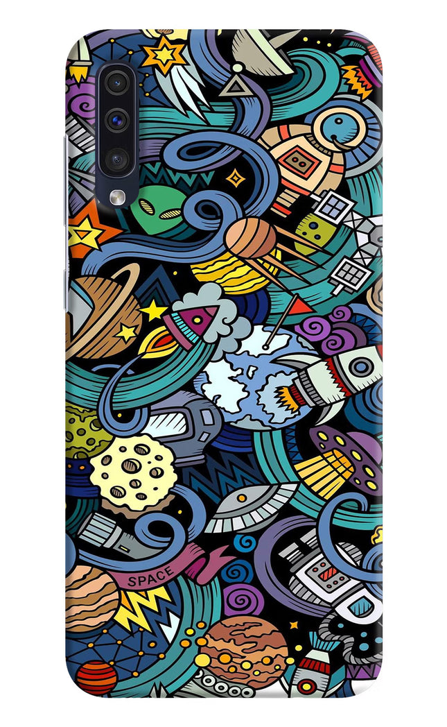 Space Abstract Samsung A50/A50s/A30s Hard Case Back Cover by Casekaro