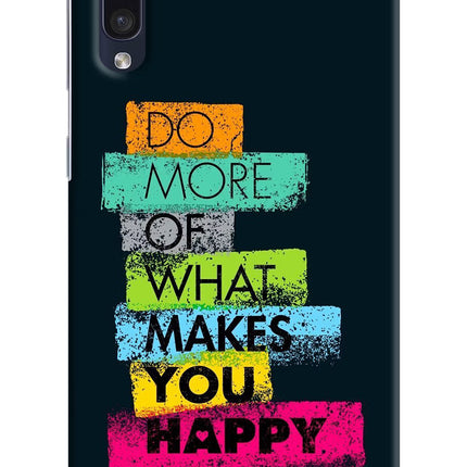 Do More Of What Makes You Happy Samsung A50/A50s/A30s Hard Case Back Cover by Casekaro