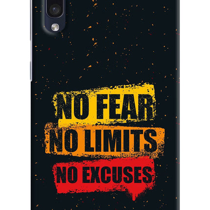 No Fear No Limits No Excuse Samsung A50/A50s/A30s Hard Case Back Cover by Casekaro