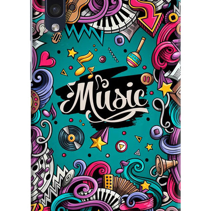 Music Graffiti Samsung A50/A50s/A30s Hard Case Back Cover by Casekaro