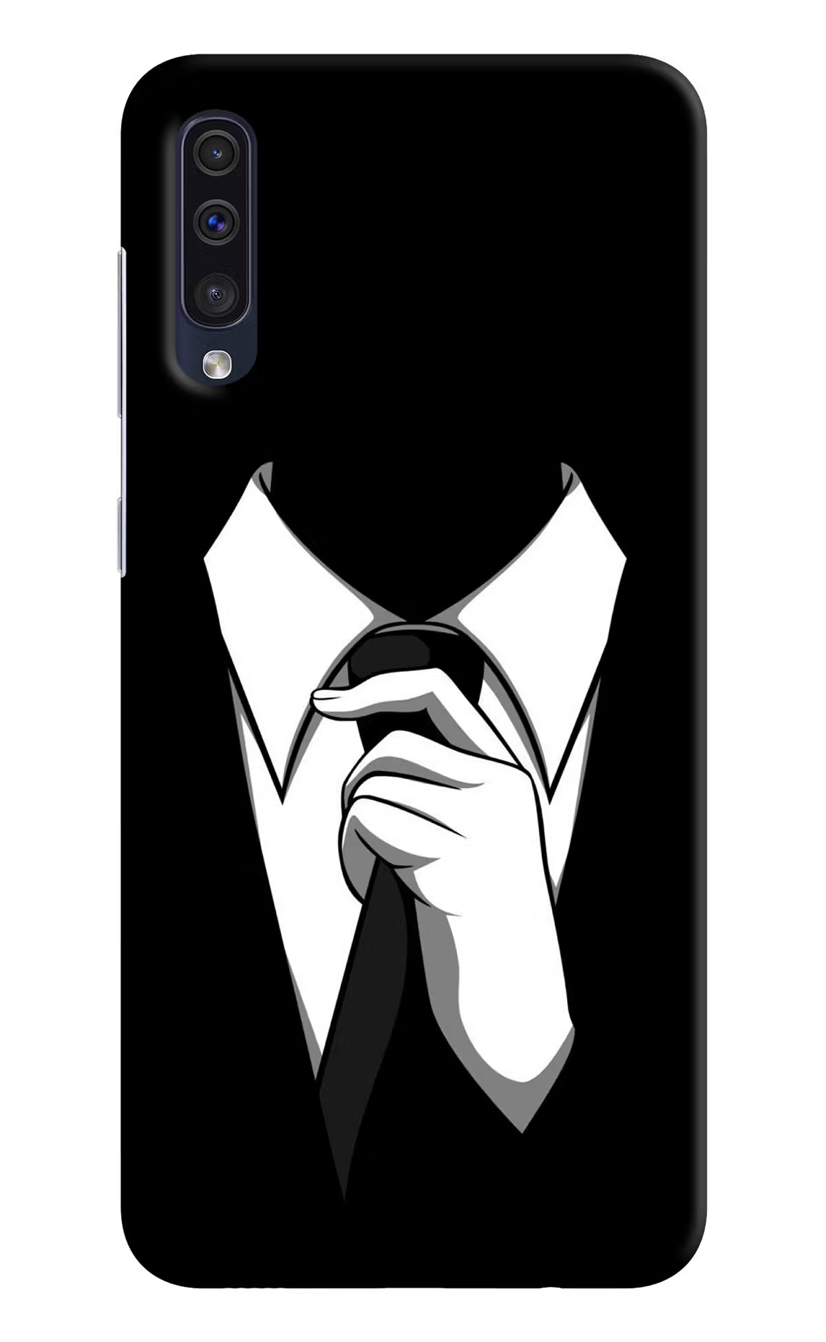Black Tie Samsung A50/A50s/A30s Hard Case Back Cover by Casekaro