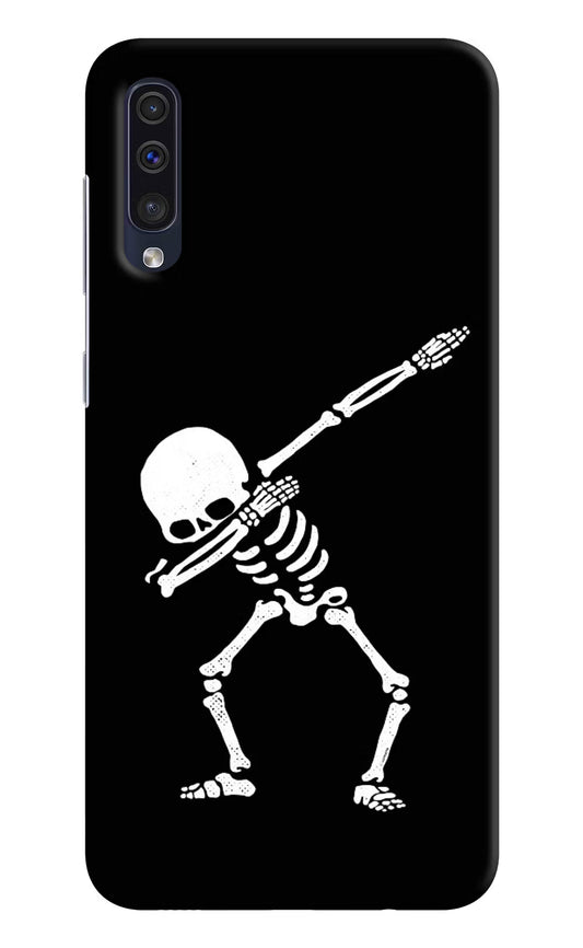 Dabbing Skeleton Art Samsung A50/A50s/A30s Hard Case Back Cover by Casekaro