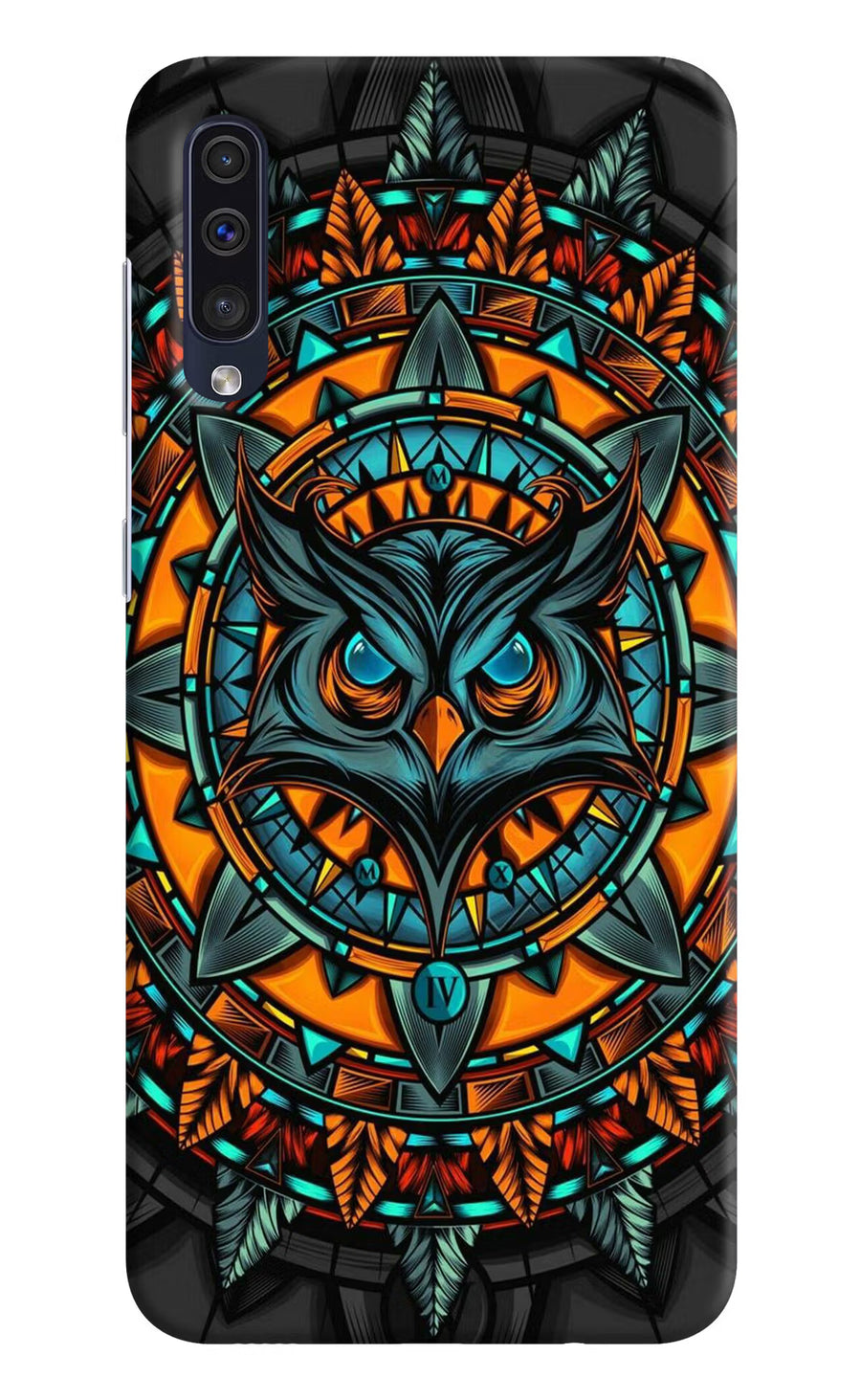 Angry Owl Art Samsung A50/A50s/A30s Back Cover, Hard case