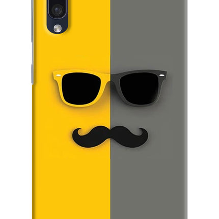 Sunglasses with Mustache Samsung A50/A50s/A30s Hard Case Back Cover by Casekaro