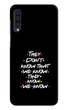 FRIENDS Dialogue Samsung A50/A50s/A30s Hard Case Back Cover by Casekaro