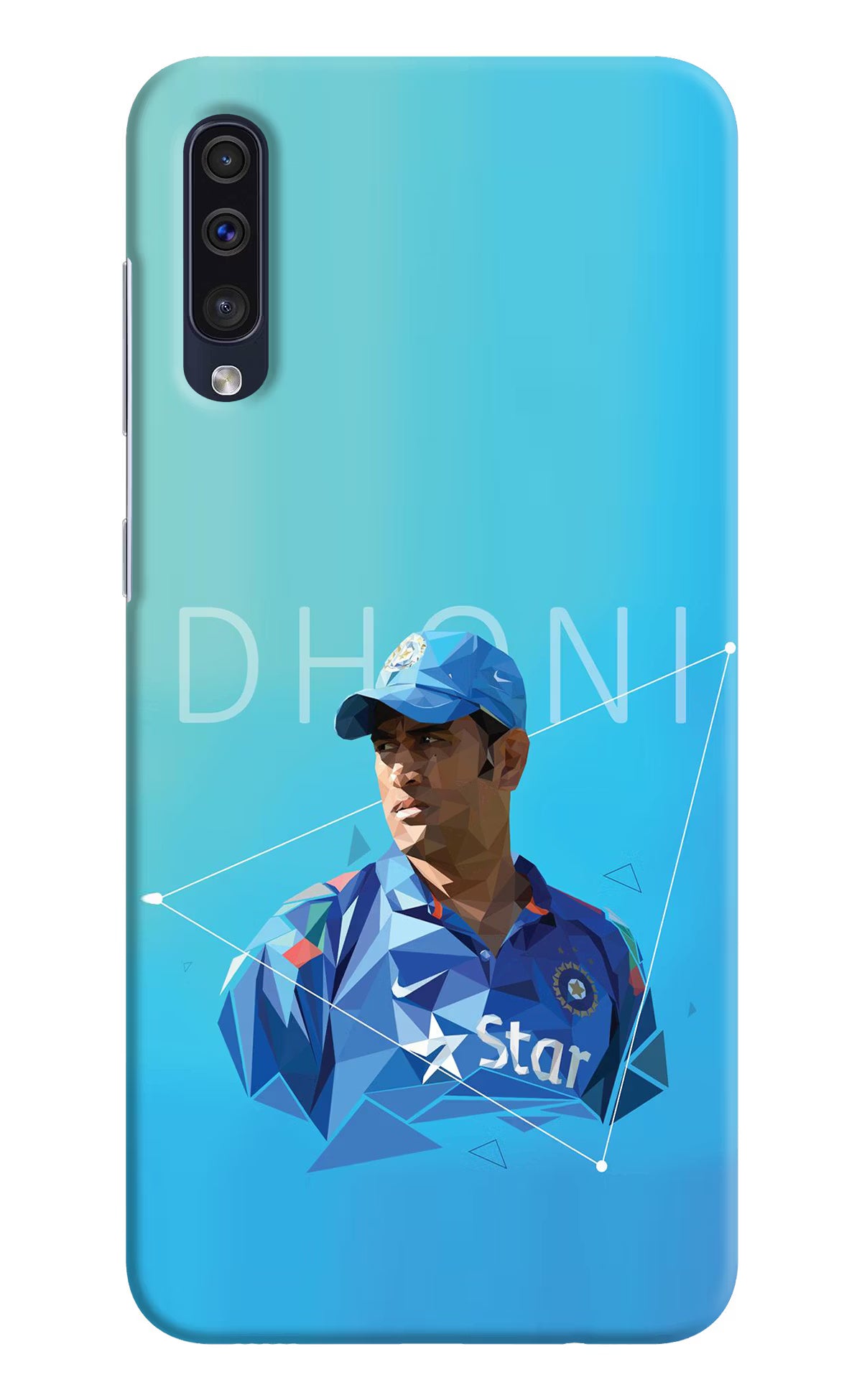 Dhoni Artwork Samsung A50/A50s/A30s Hard Case Back Cover by Casekaro
