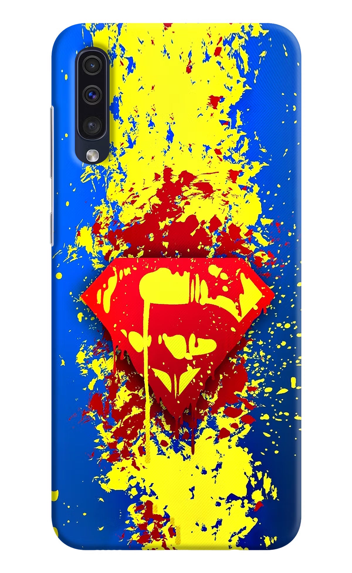 Superman logo Samsung A50/A50s/A30s Hard Case Back Cover by Casekaro