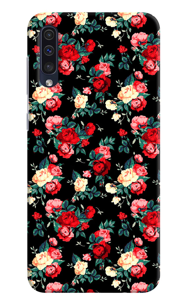 Rose Pattern Samsung A50/A50s/A30s Hard Case Back Cover by Casekaro