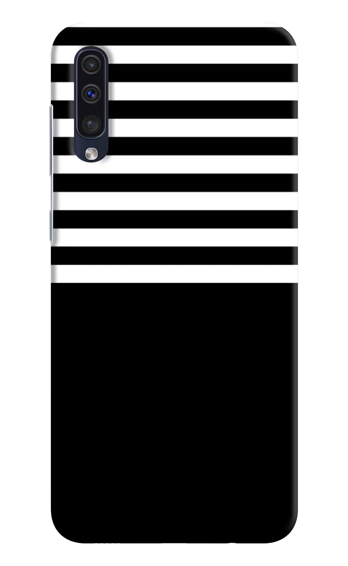 Black and White Print Samsung A50/A50s/A30s Hard Case Back Cover by Casekaro