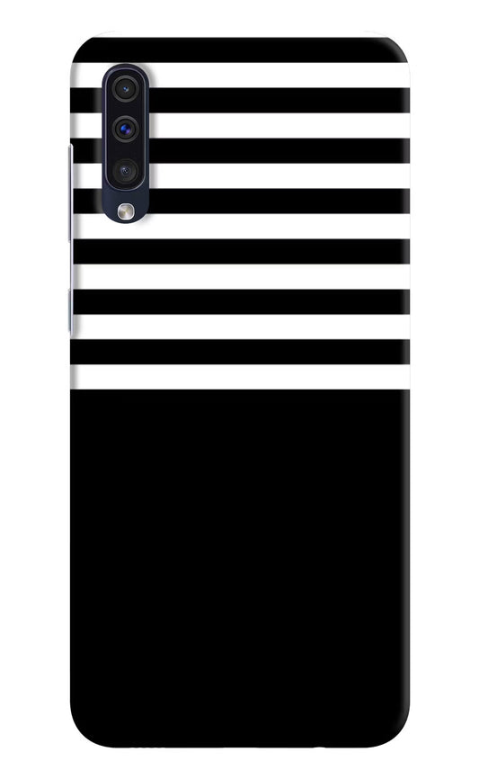 Black and White Print Samsung A50/A50s/A30s Hard Case Back Cover by Casekaro