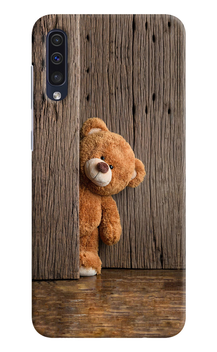 Teddy Wooden Samsung A50/A50s/A30s Back Cover, Hard case