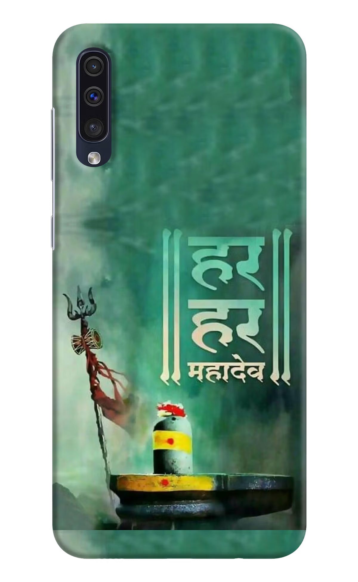 Har Har Mahadev Shivling Samsung A50/A50s/A30s Hard Case Back Cover by Casekaro