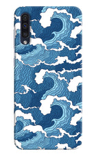 Blue Waves Samsung A50/A50s/A30s Hard Case Back Cover by Casekaro
