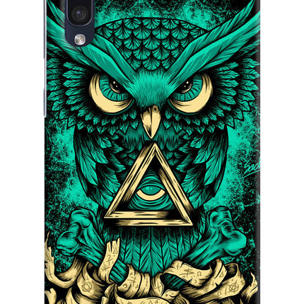 Green Owl Samsung A50/A50s/A30s Hard Case Back Cover by Casekaro