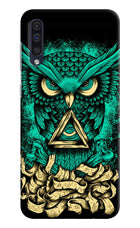 Green Owl Samsung A50/A50s/A30s Hard Case Back Cover by Casekaro