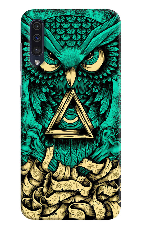 Green Owl Samsung A50/A50s/A30s Hard Case Back Cover by Casekaro