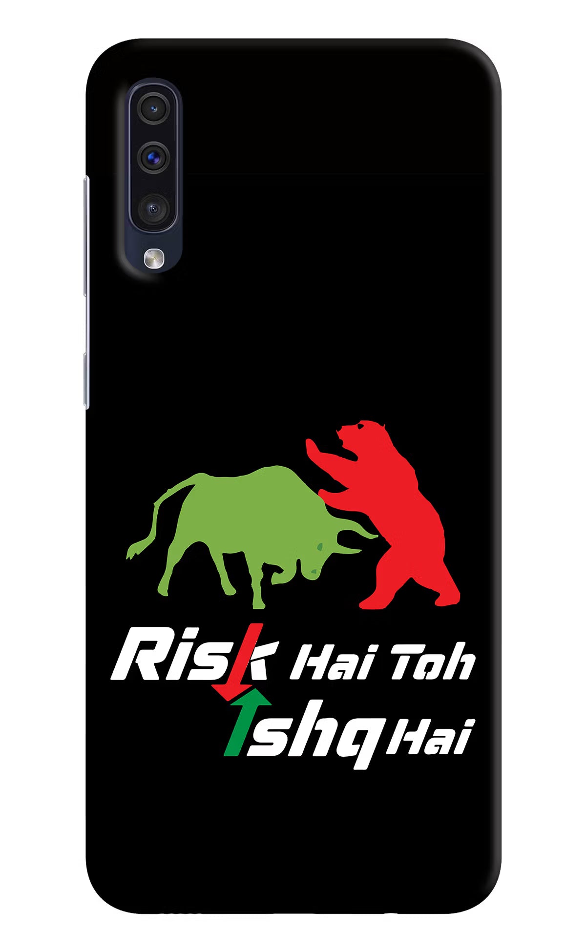 Risk Hai Toh Ishq Hai Samsung A50/A50s/A30s Hard Case Back Cover by Casekaro