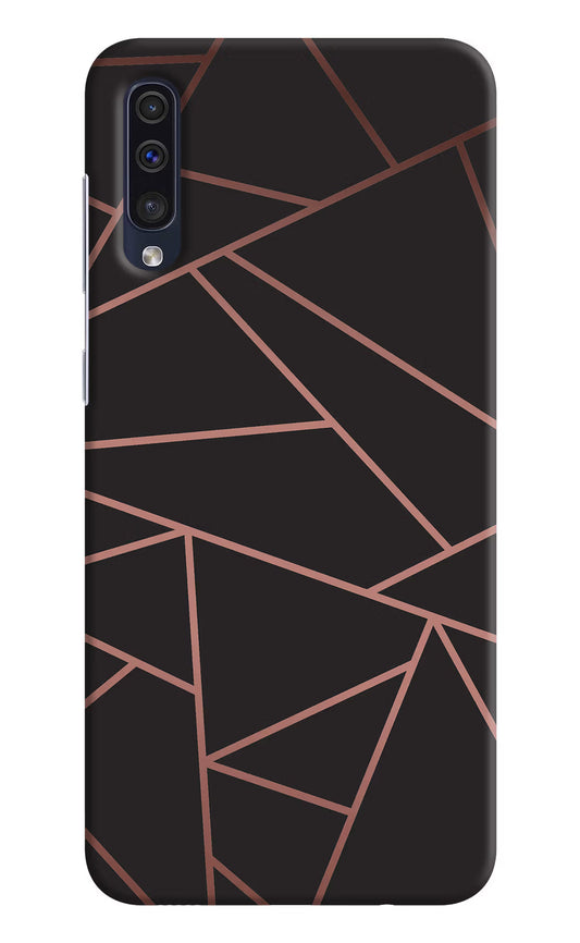 Geometric Pattern Samsung A50/A50s/A30s Hard Case Back Cover by Casekaro