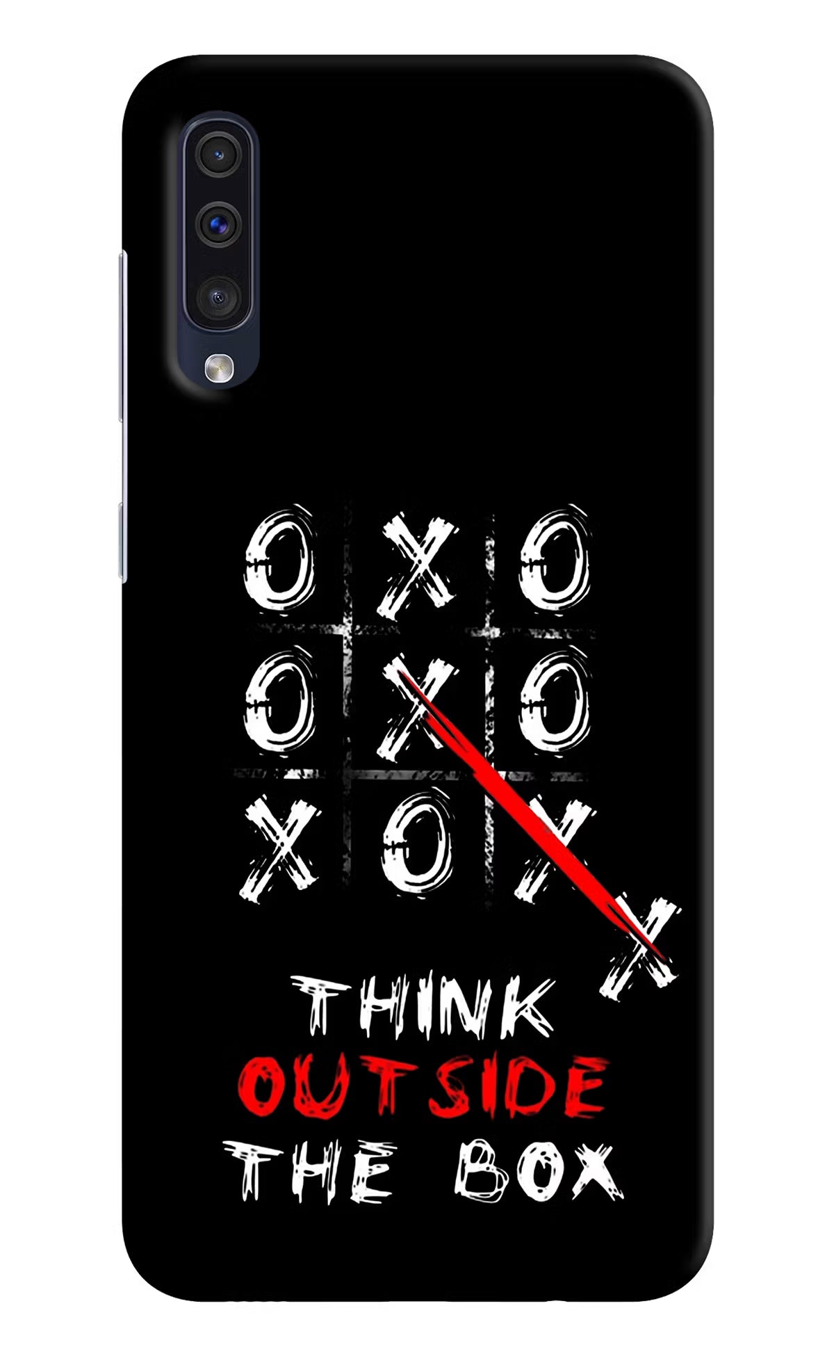 Think out of the BOX Samsung A50/A50s/A30s Hard Case Back Cover by Casekaro