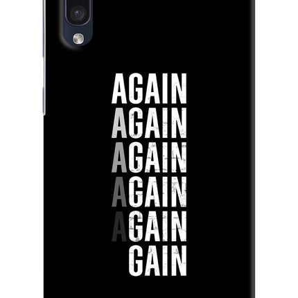 Again Again Gain Samsung A50/A50s/A30s Hard Case Back Cover by Casekaro
