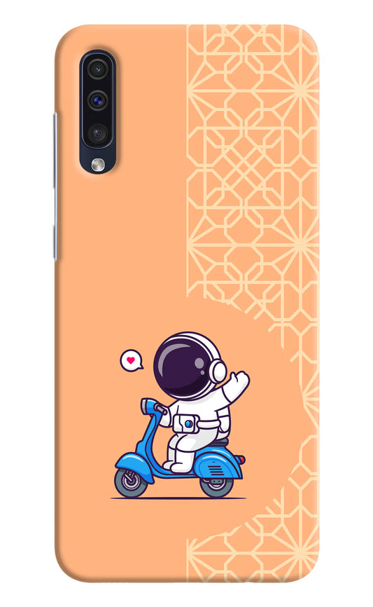 Cute Astronaut Riding Samsung A50/A50s/A30s Hard Case Back Cover by Casekaro