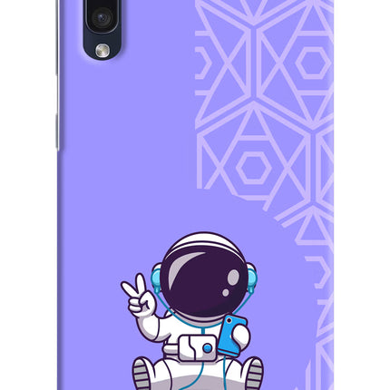 Cute Astronaut Chilling Samsung A50/A50s/A30s Hard Case Back Cover by Casekaro