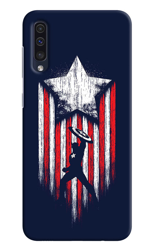 Captain America Marvel Art Samsung A50/A50s/A30s Hard Case Back Cover by Casekaro