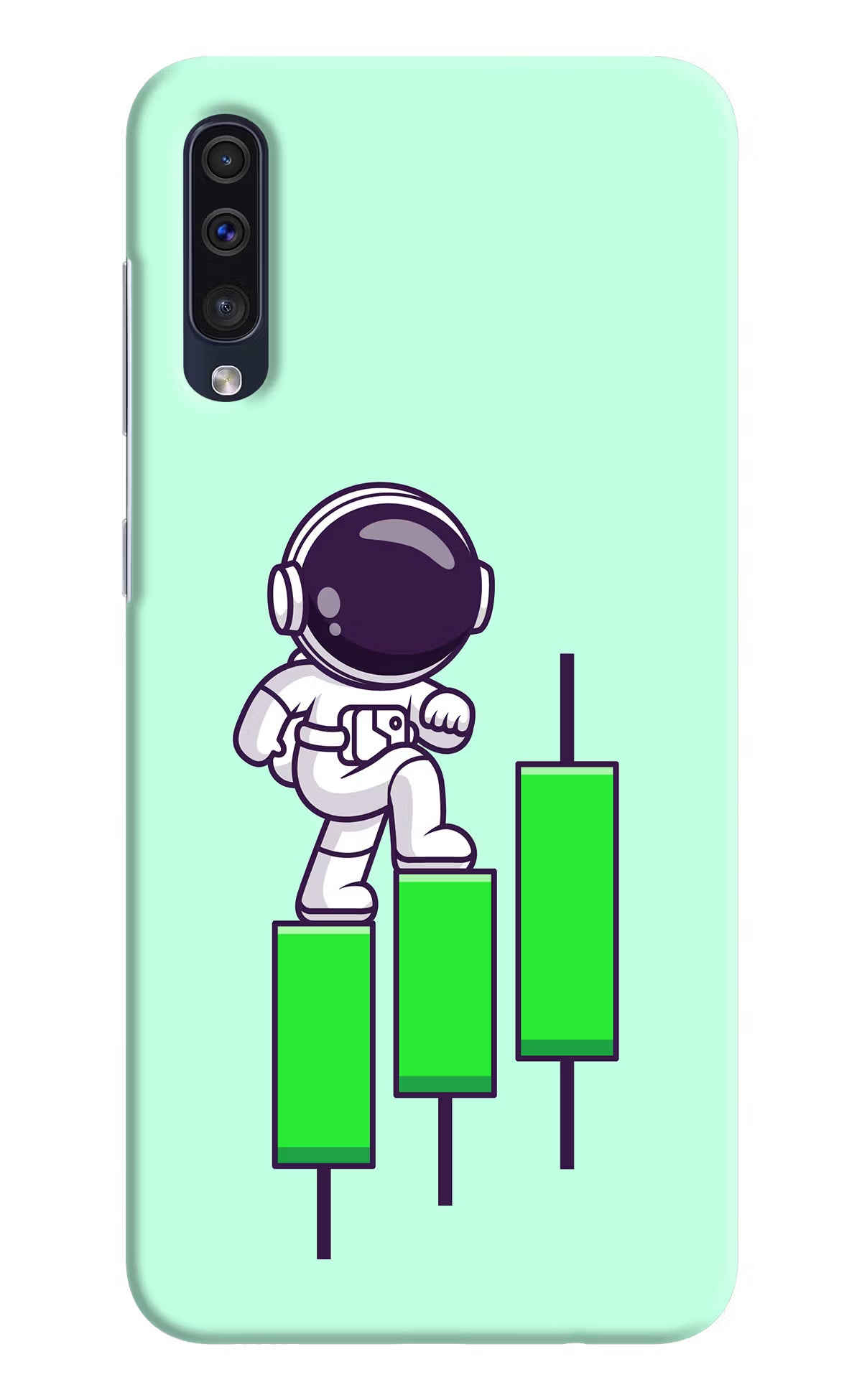Astronaut Trader Samsung A50/A50s/A30s Hard Case Back Cover by Casekaro