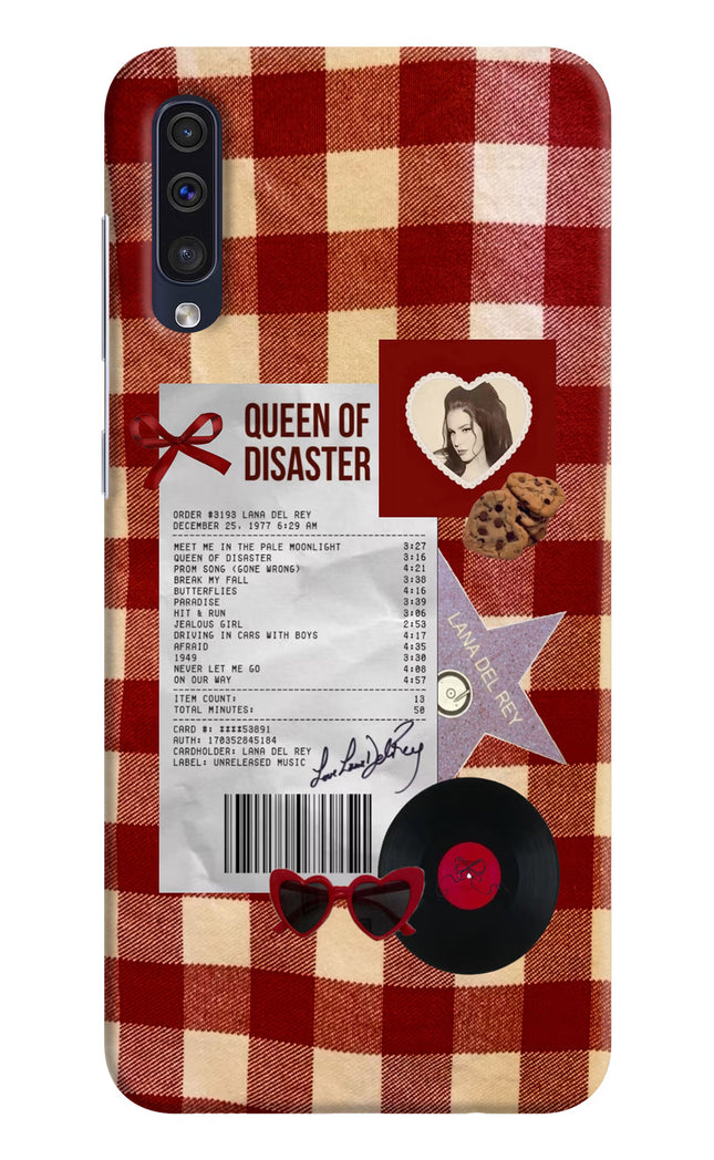 Queen of Disaster Samsung A50/A50s/A30s Hard Case Back Cover by Casekaro