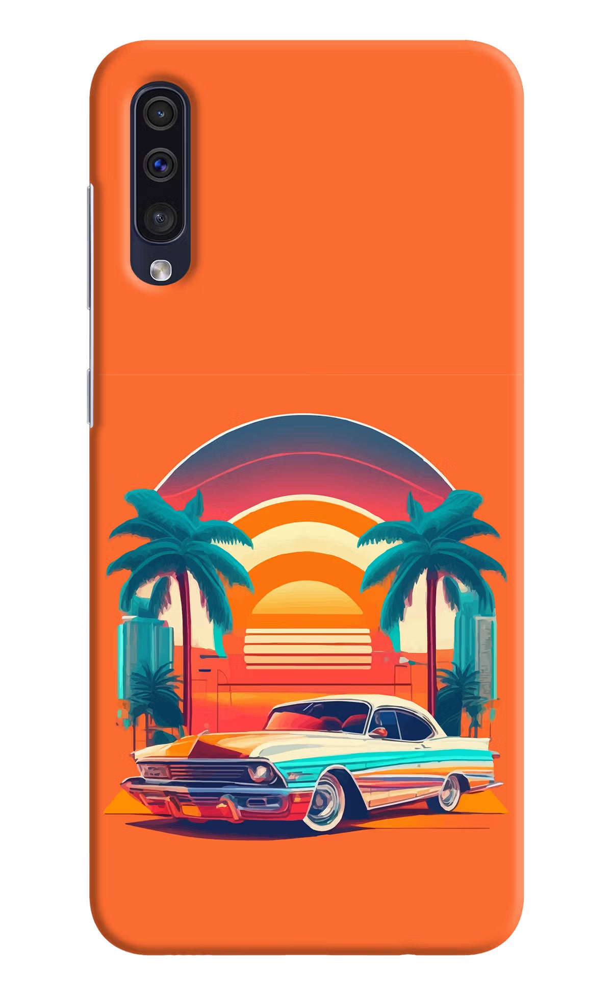Palm Drive 80s Samsung A50/A50s/A30s Hard Case Back Cover by Casekaro