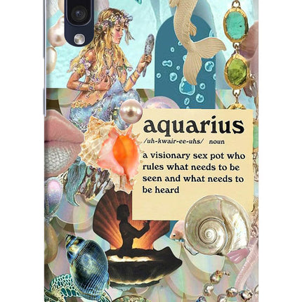 Aquarius Zodiac Samsung A50/A50s/A30s Hard Case Back Cover by Casekaro