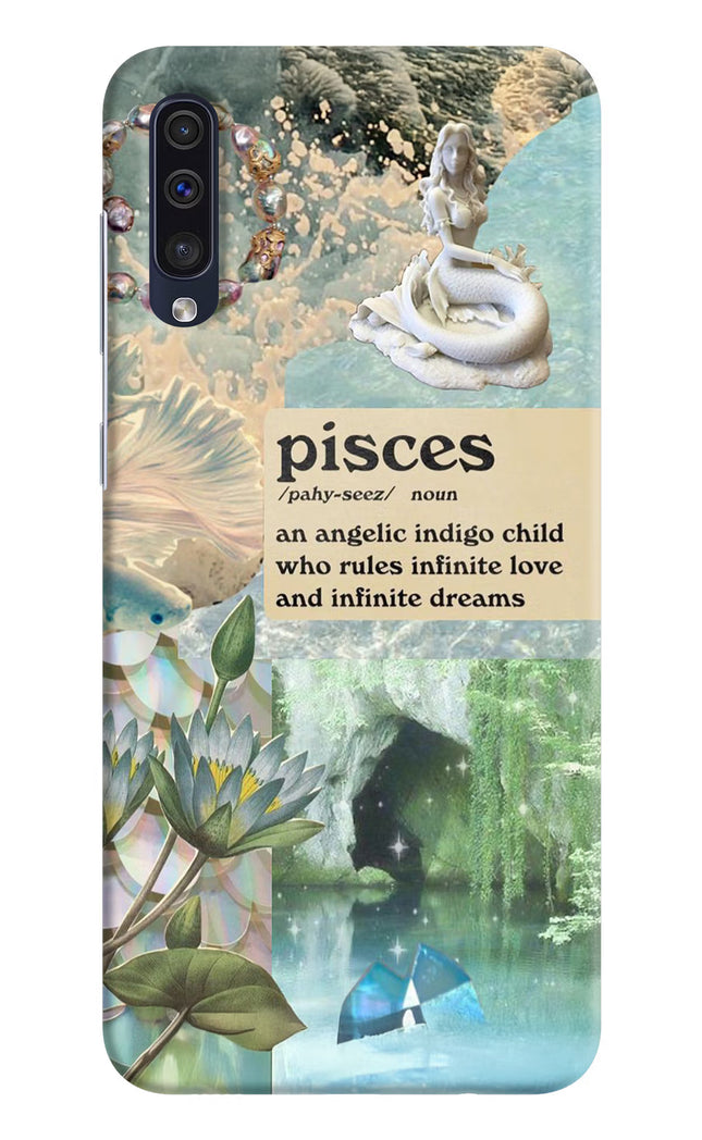 Pisces Zodiac Samsung A50/A50s/A30s Hard Case Back Cover by Casekaro