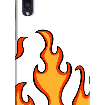 Fired Up – White Samsung A50/A50s/A30s Hard Case Back Cover by Casekaro