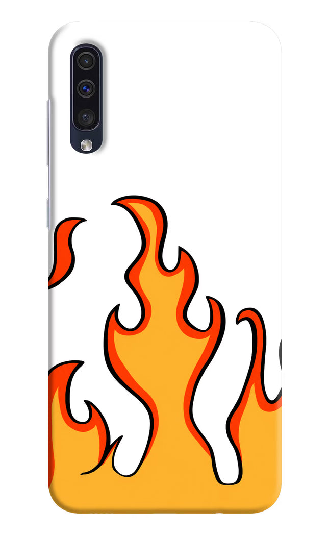 Fired Up – White Samsung A50/A50s/A30s Hard Case Back Cover by Casekaro
