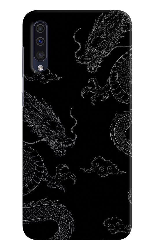 Twin Dragons Samsung A50/A50s/A30s Hard Case Back Cover by Casekaro
