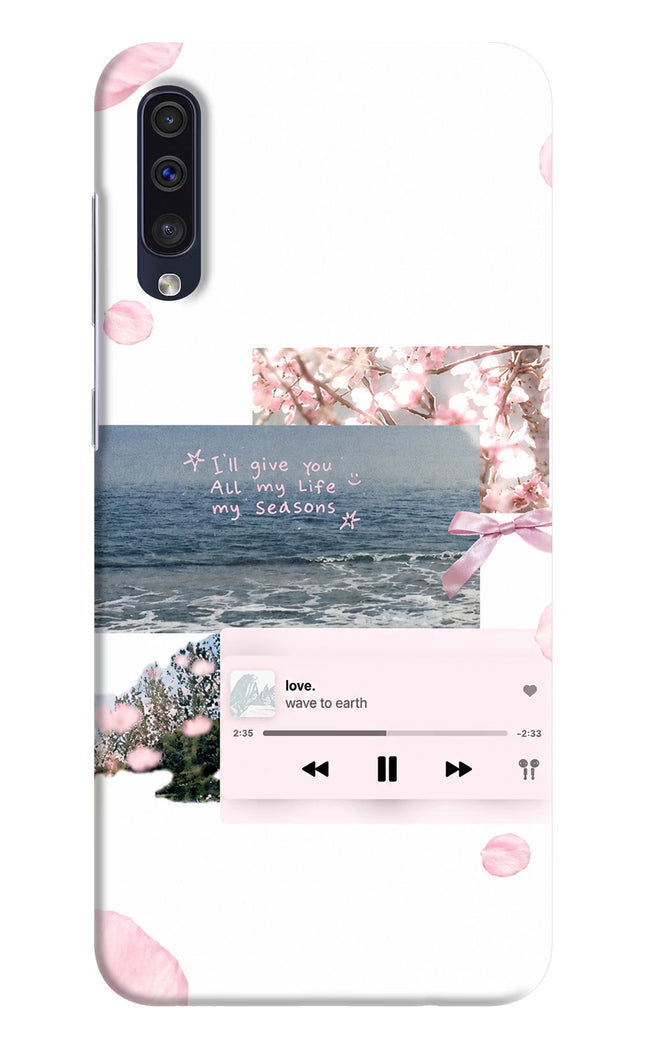 Wave to earth Samsung A50/A50s/A30s Hard Case Back Cover by Casekaro