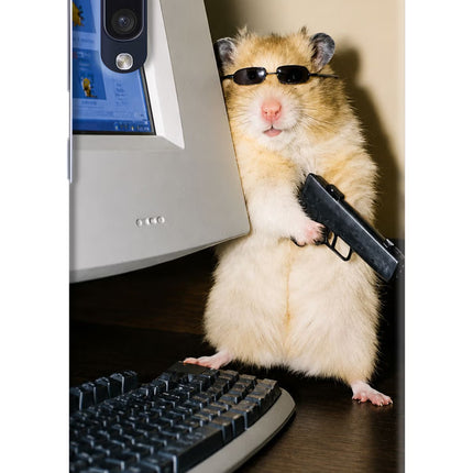 Hacker Hamster Samsung A50/A50s/A30s Hard Case Back Cover by Casekaro