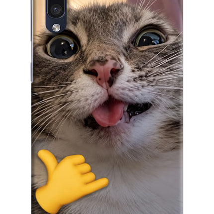 Silly Cat Call Samsung A50/A50s/A30s Hard Case Back Cover by Casekaro