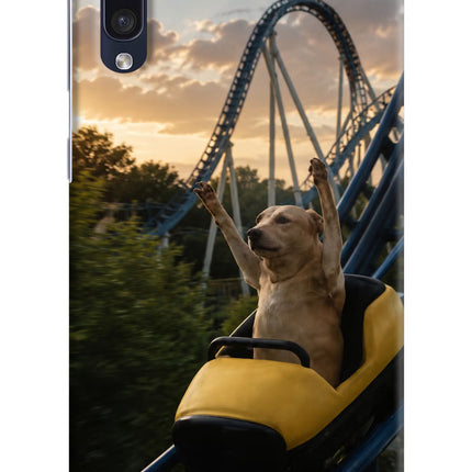 Rollercoaster Dog Samsung A50/A50s/A30s Hard Case Back Cover by Casekaro