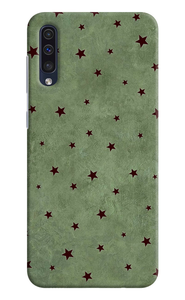 Green Stars Samsung A50/A50s/A30s Hard Case Back Cover by Casekaro
