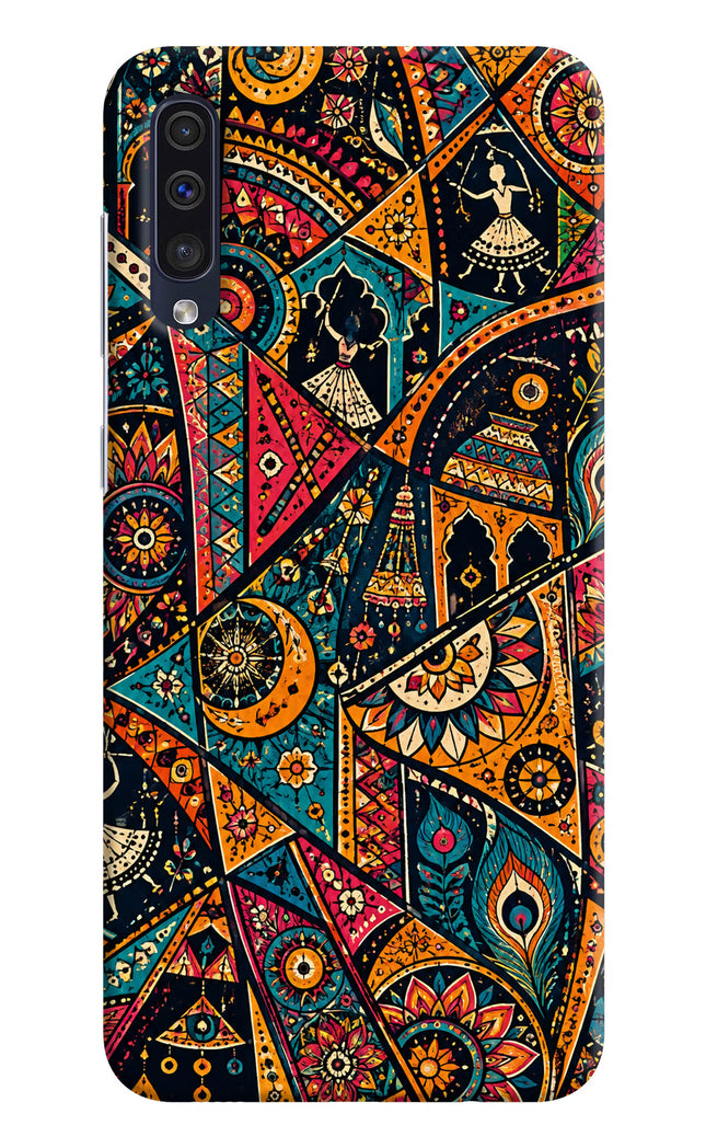 Folk Print Samsung A50/A50s/A30s Hard Case Back Cover by Casekaro