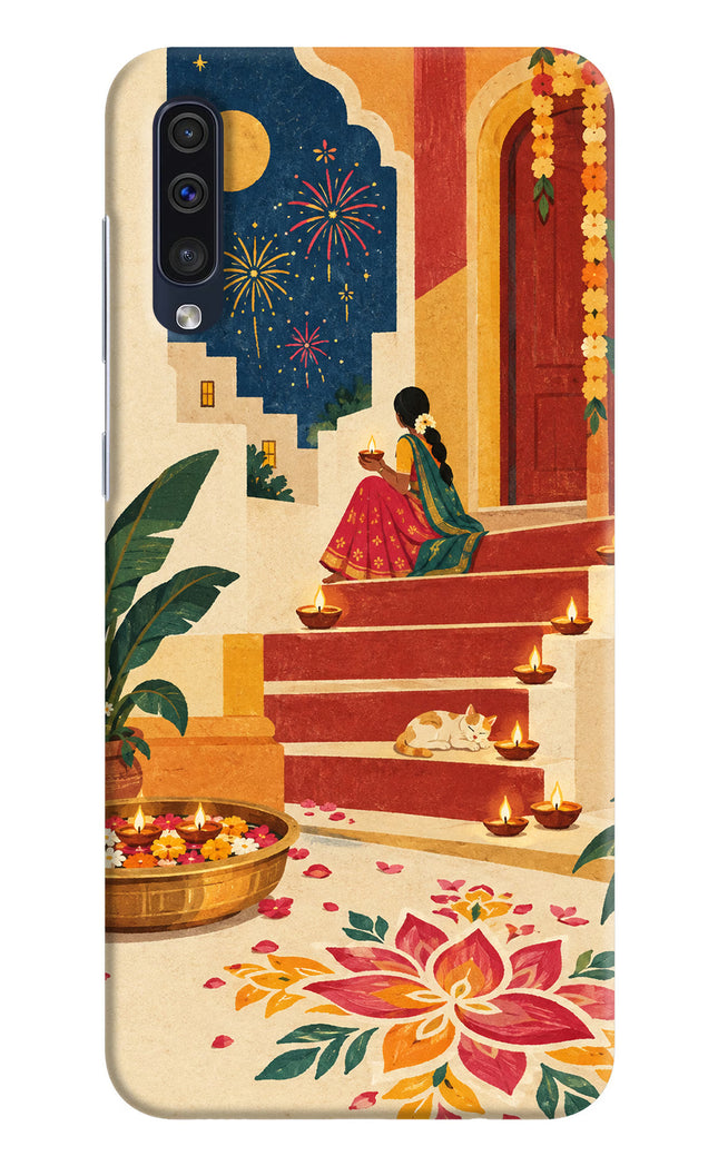 Diwali Rangoli Samsung A50/A50s/A30s Hard Case Back Cover by Casekaro