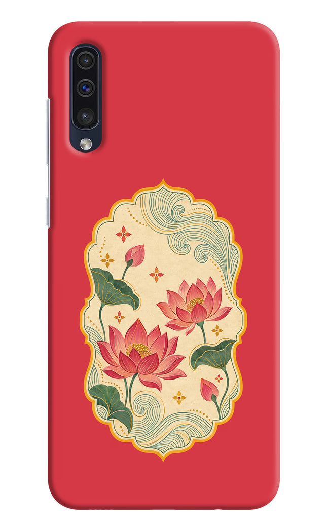 Pink Lotus Samsung A50/A50s/A30s Hard Case Back Cover by Casekaro
