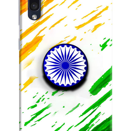 Indian Flag Ashoka Chakra Samsung A50/A50s/A30s Pop Case by Casekaro
